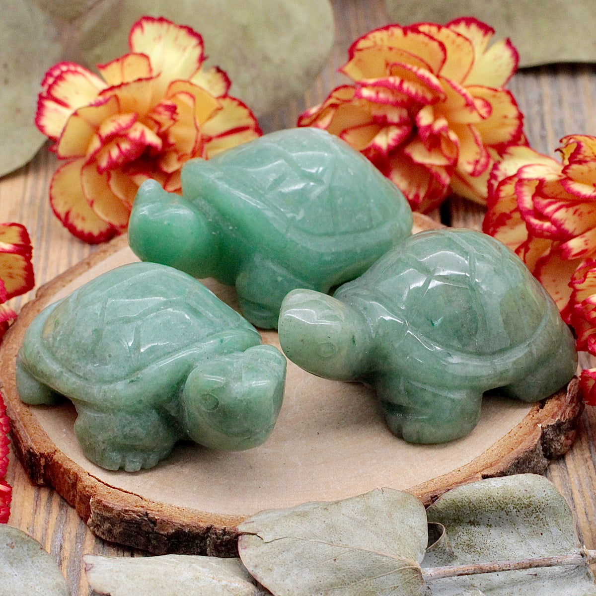 Green Aventurine Turtle