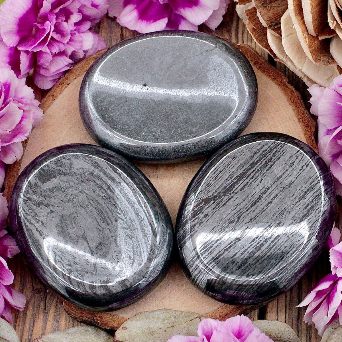 Hematite Worry Stone
