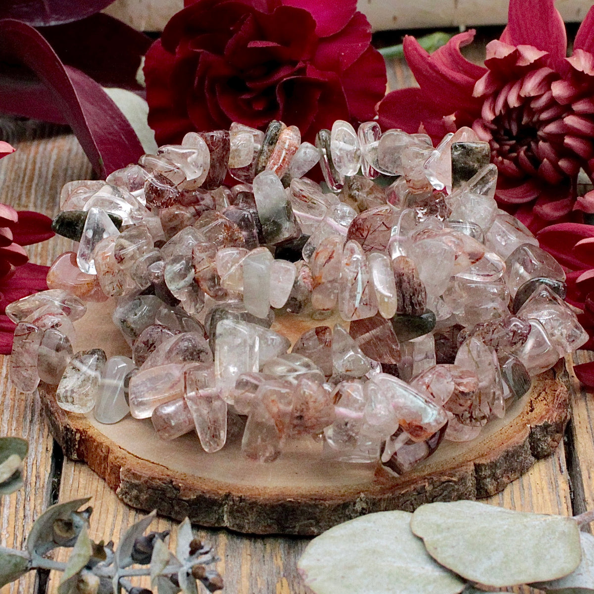 Garden Quartz Chunky Chip Bracelet