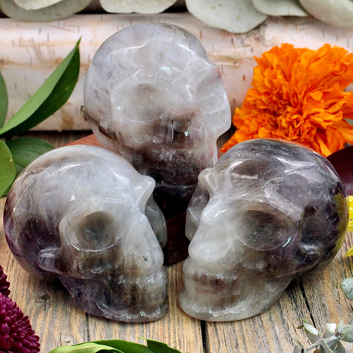 Amethyst Skull