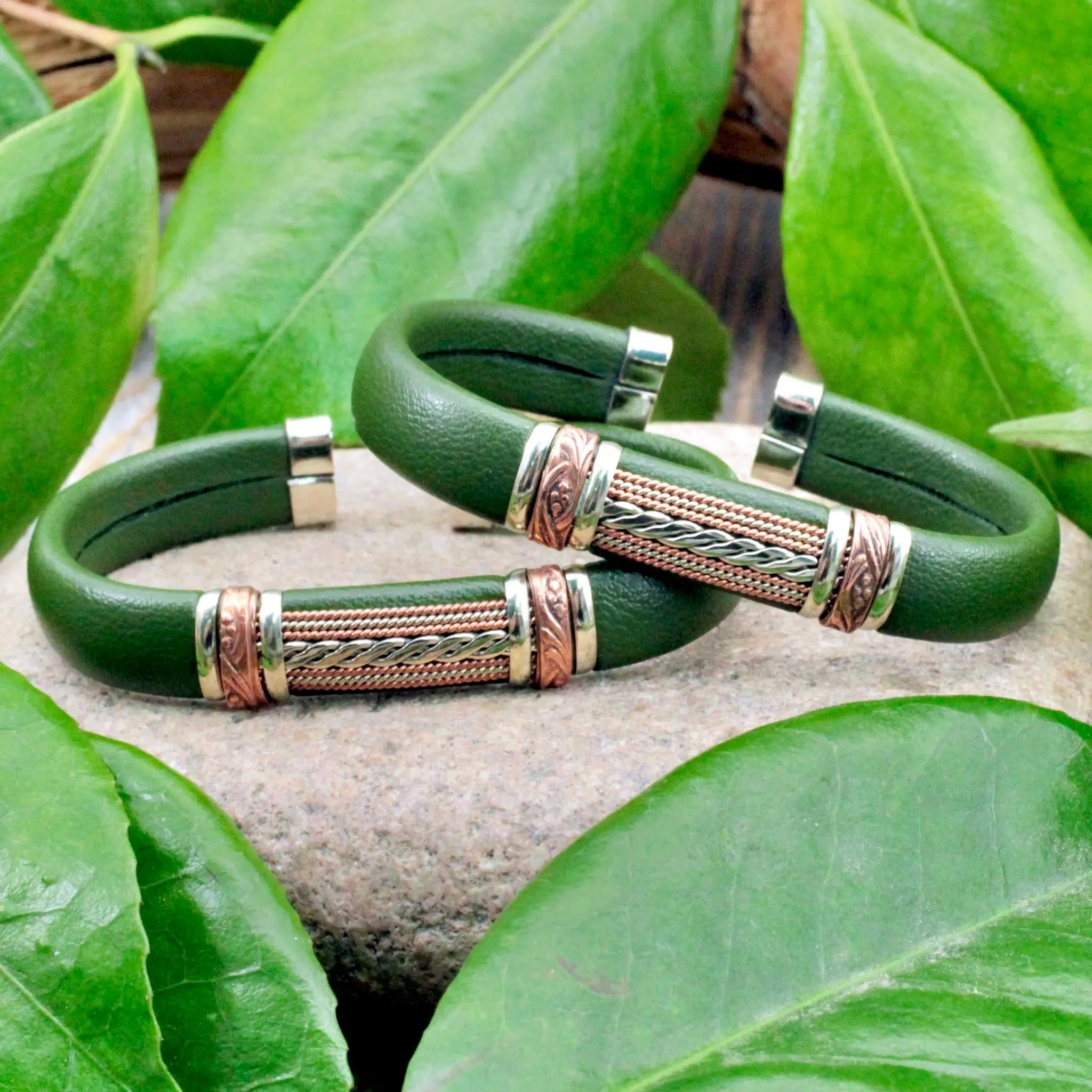 Rock Mama Cactus Leather Bracelet for Women
