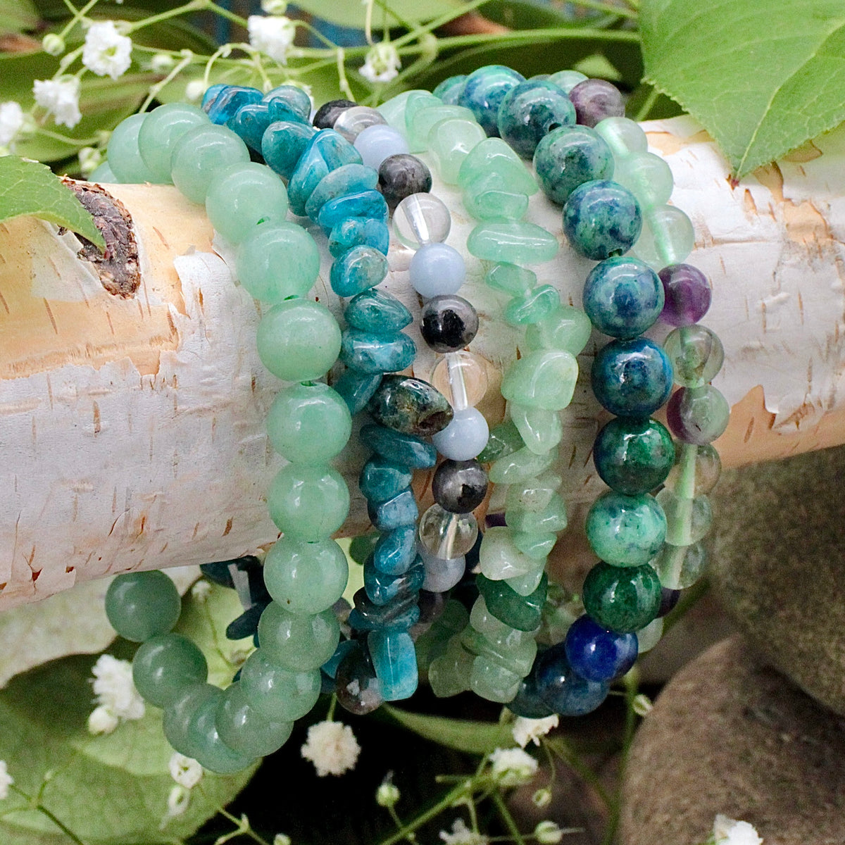 Jungle River Bracelet Set - Harmony Stacks Collection