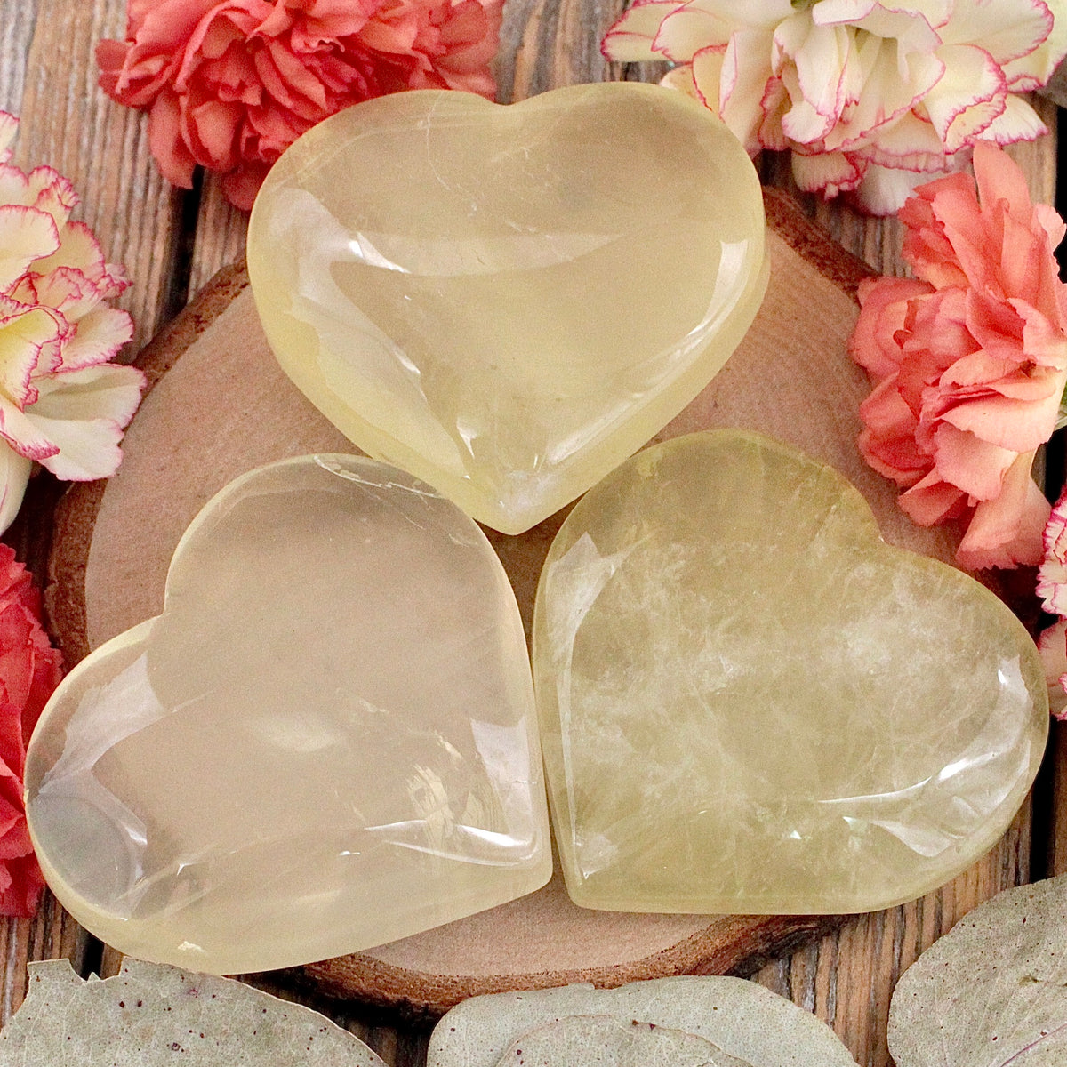 Lemon Quartz Heart