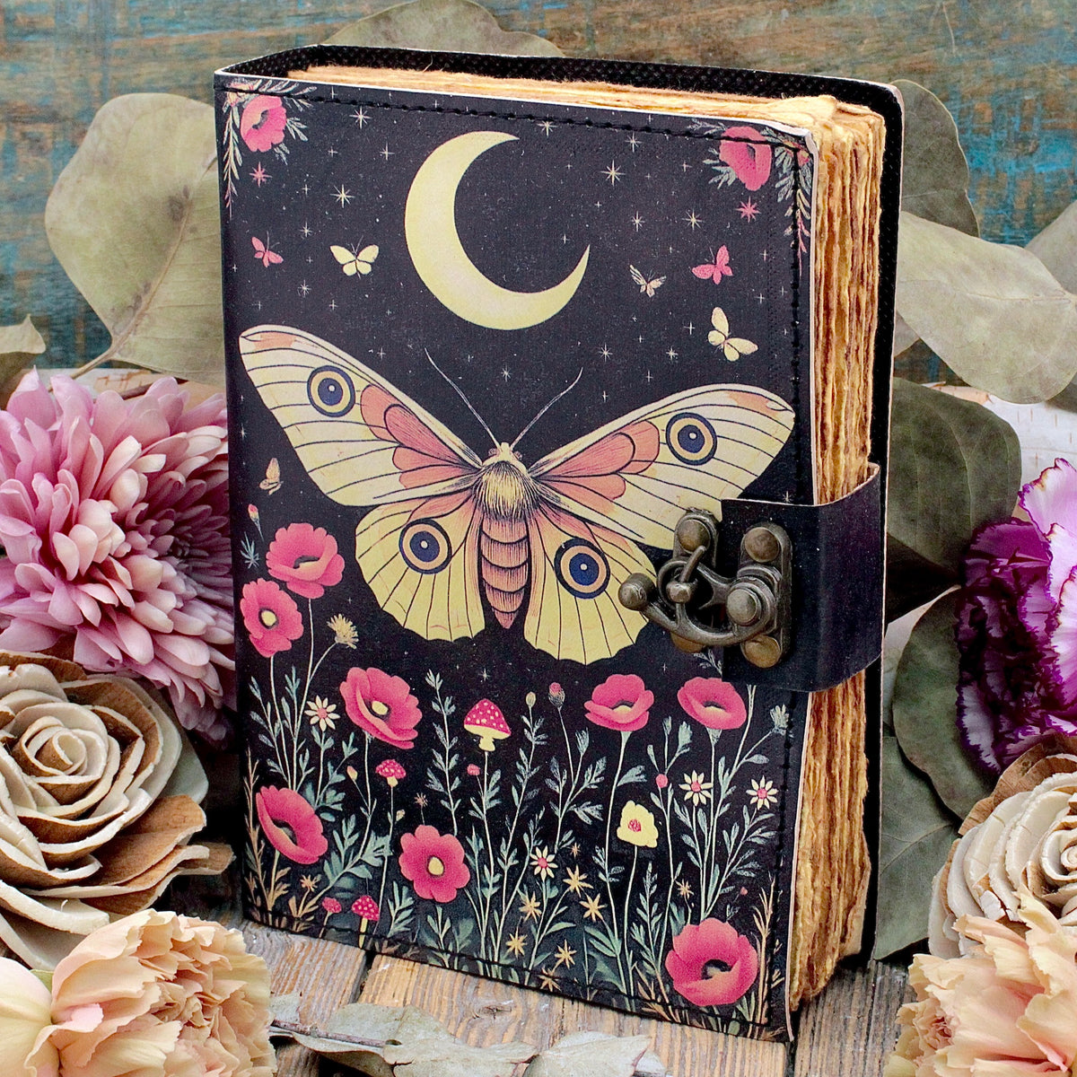 Night Moth Leather Journal