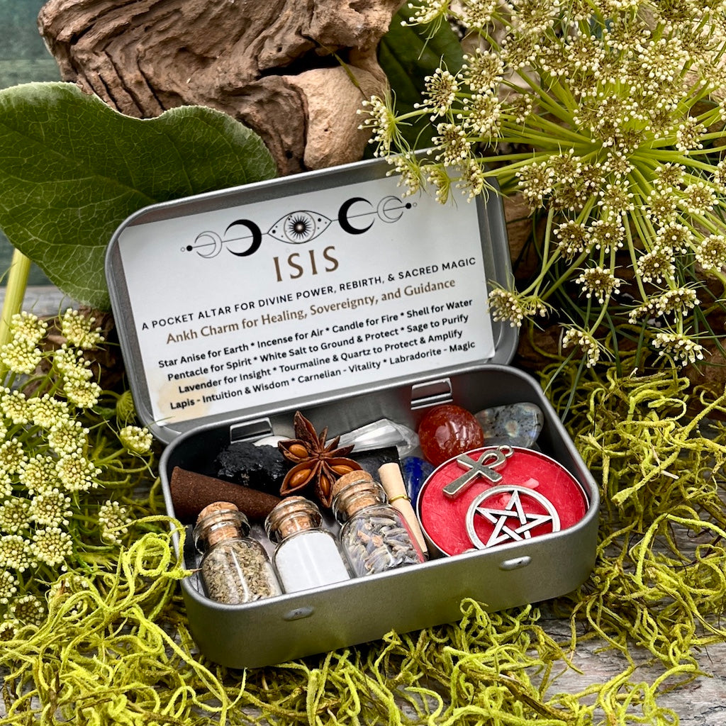 Isis Pocket Altar Tin