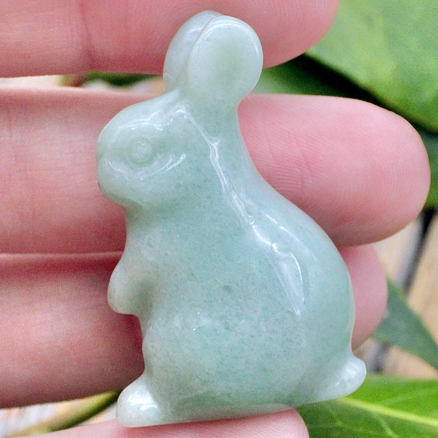 Green Aventurine Bunny