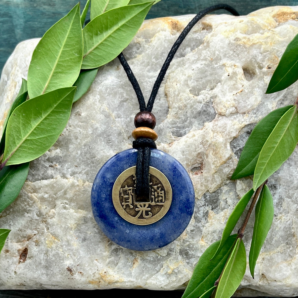 Pure Energy Blue Quartz Necklace - Sacred Earth Amulet