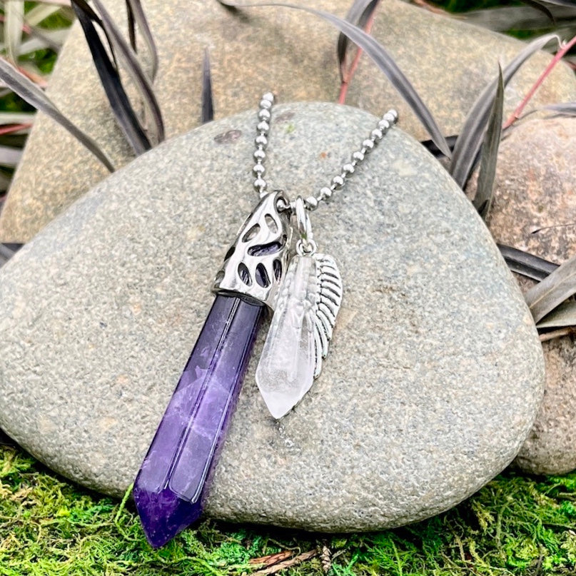 Guardian of Divine Guidance - Amethyst - Large