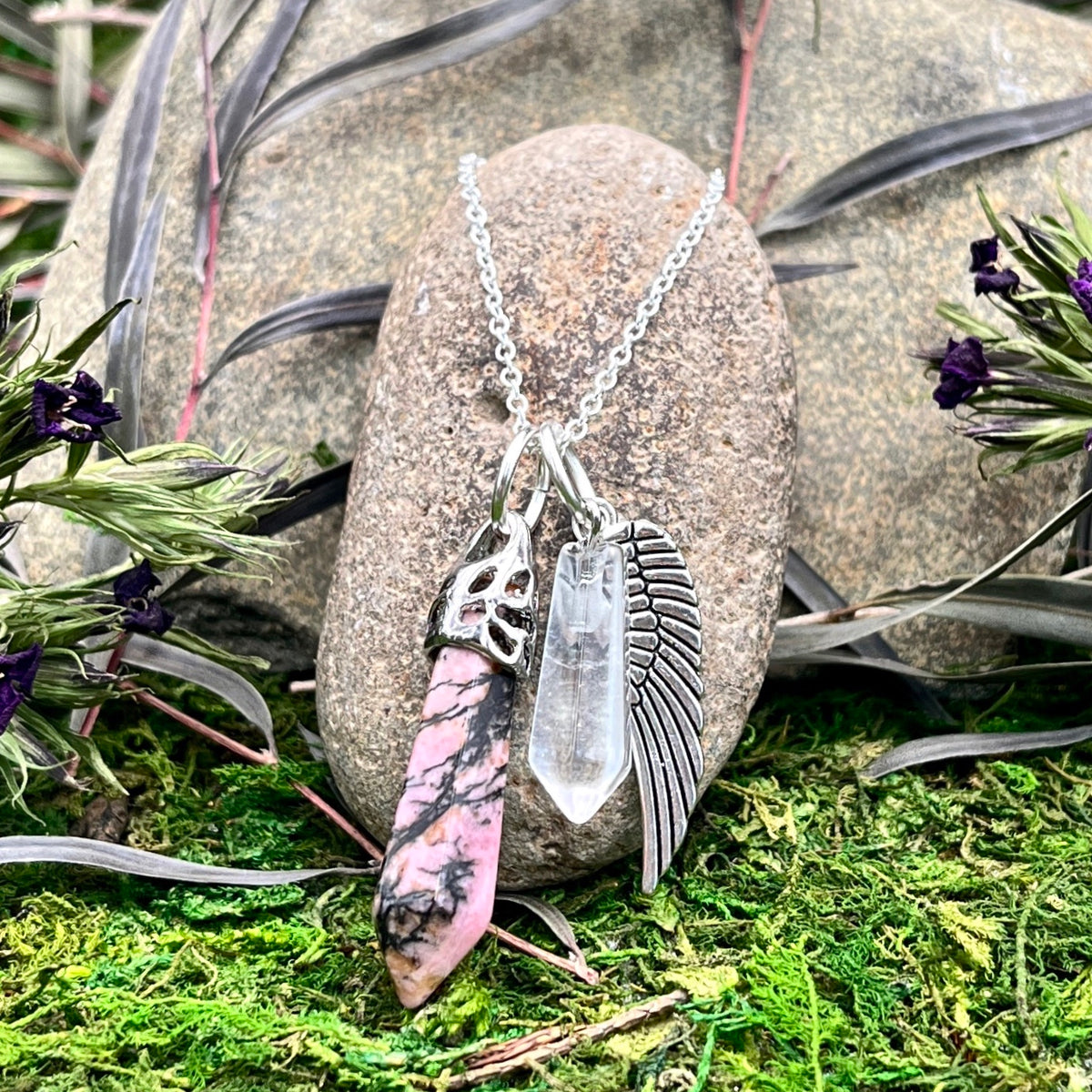 Guardian of Heart Healing - Rhodonite - Small