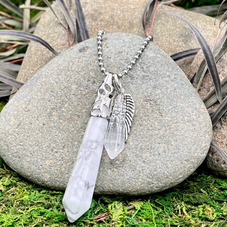 Guardian of Peace - Howlite - Large