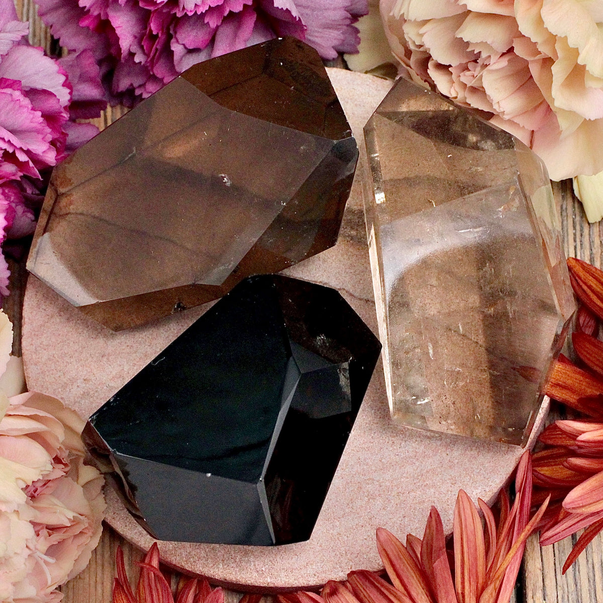 Smoky Quartz Polygon