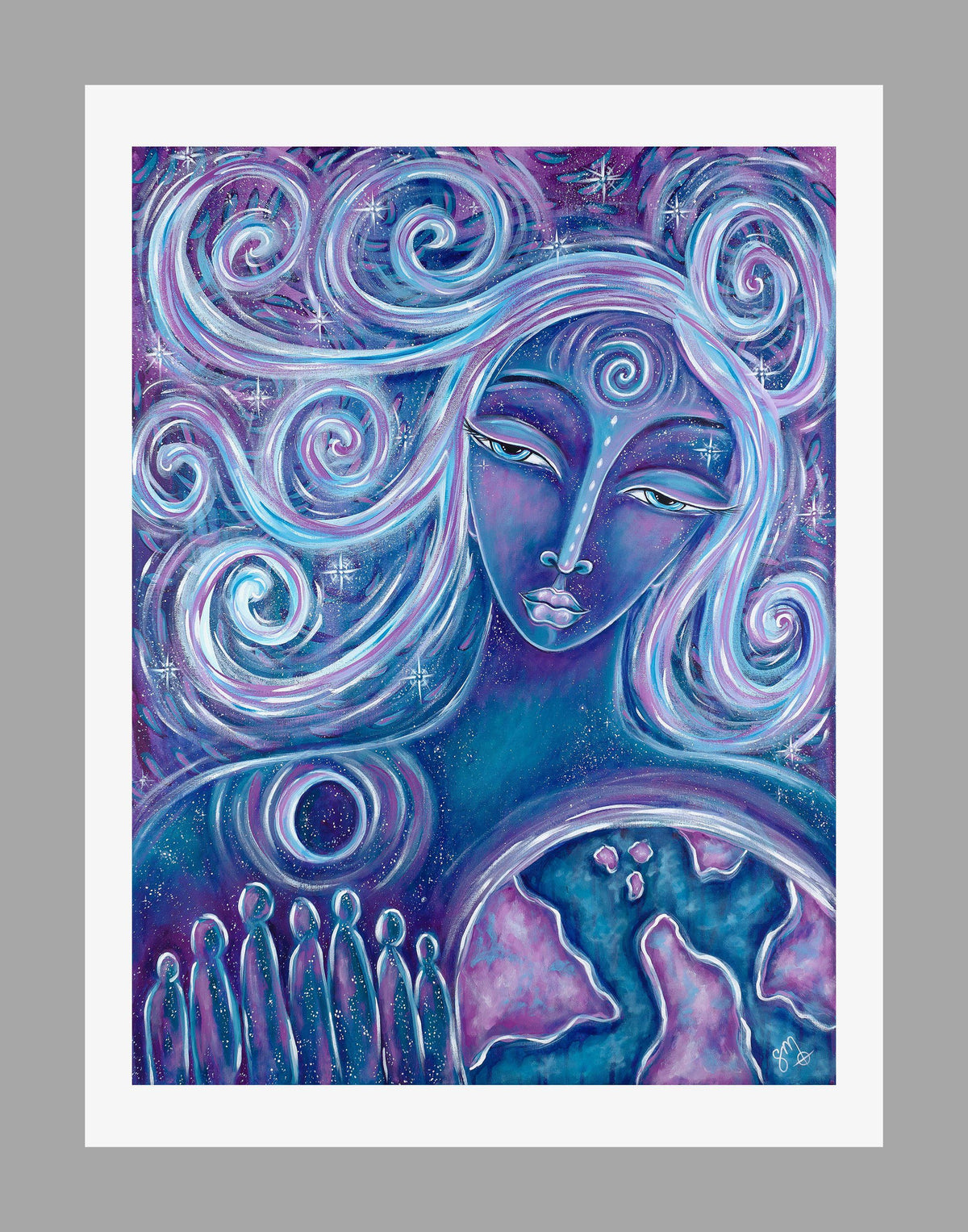 She Rises Art Print