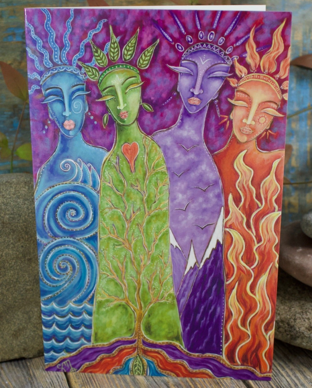 Sacred Sisters - Blank Greeting Card