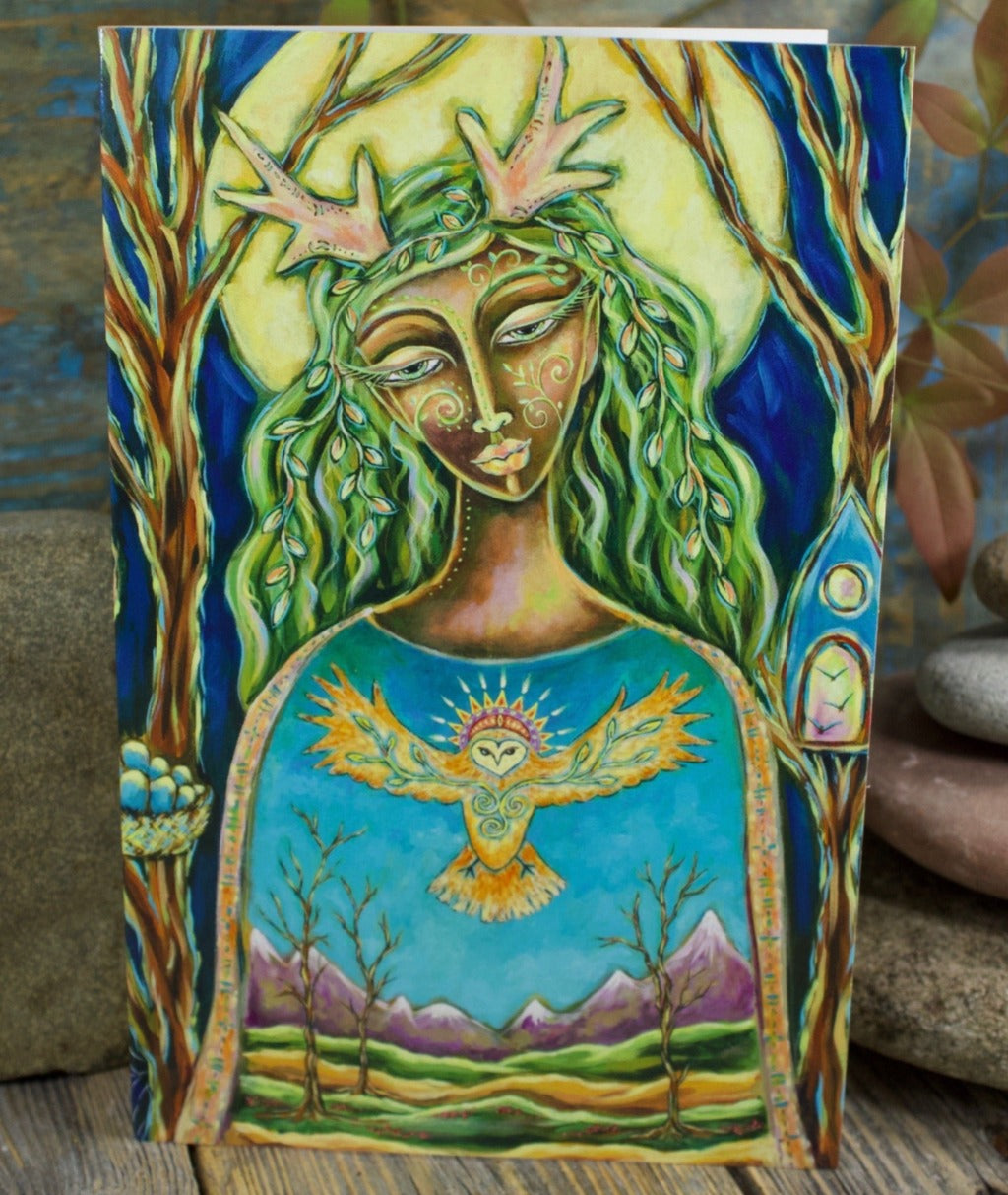 The Forest Speaks - Blank Greeting Card