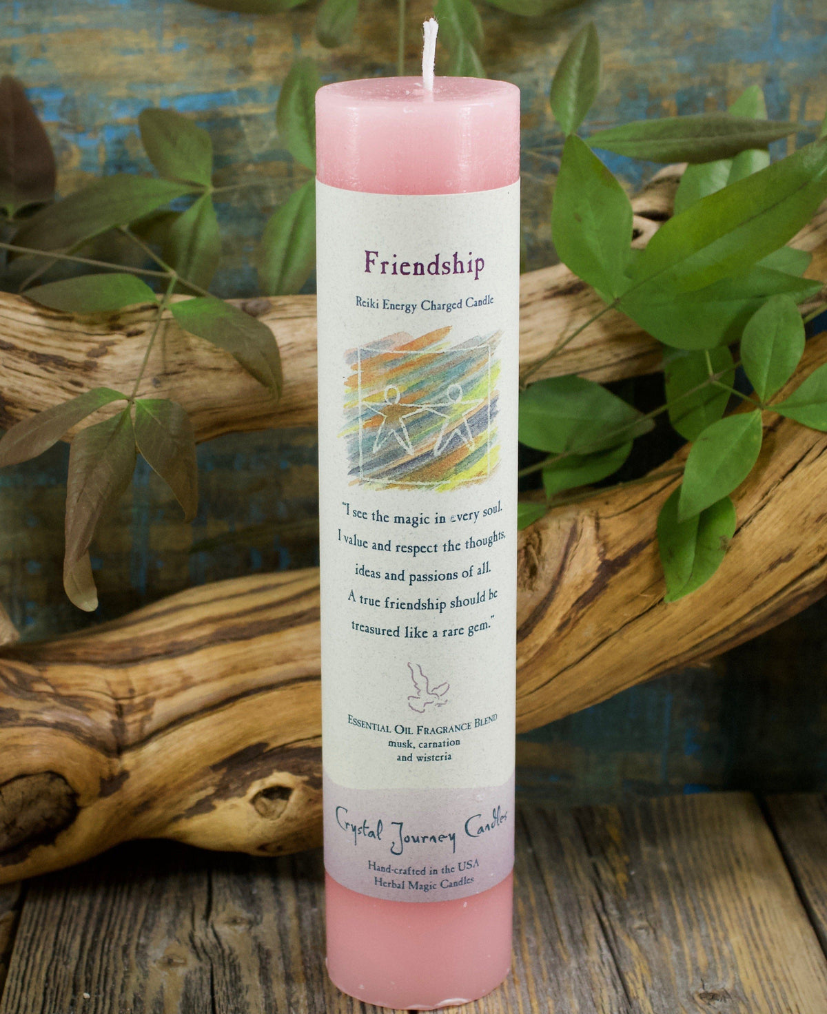 Friendship Herbal Magic Candle
