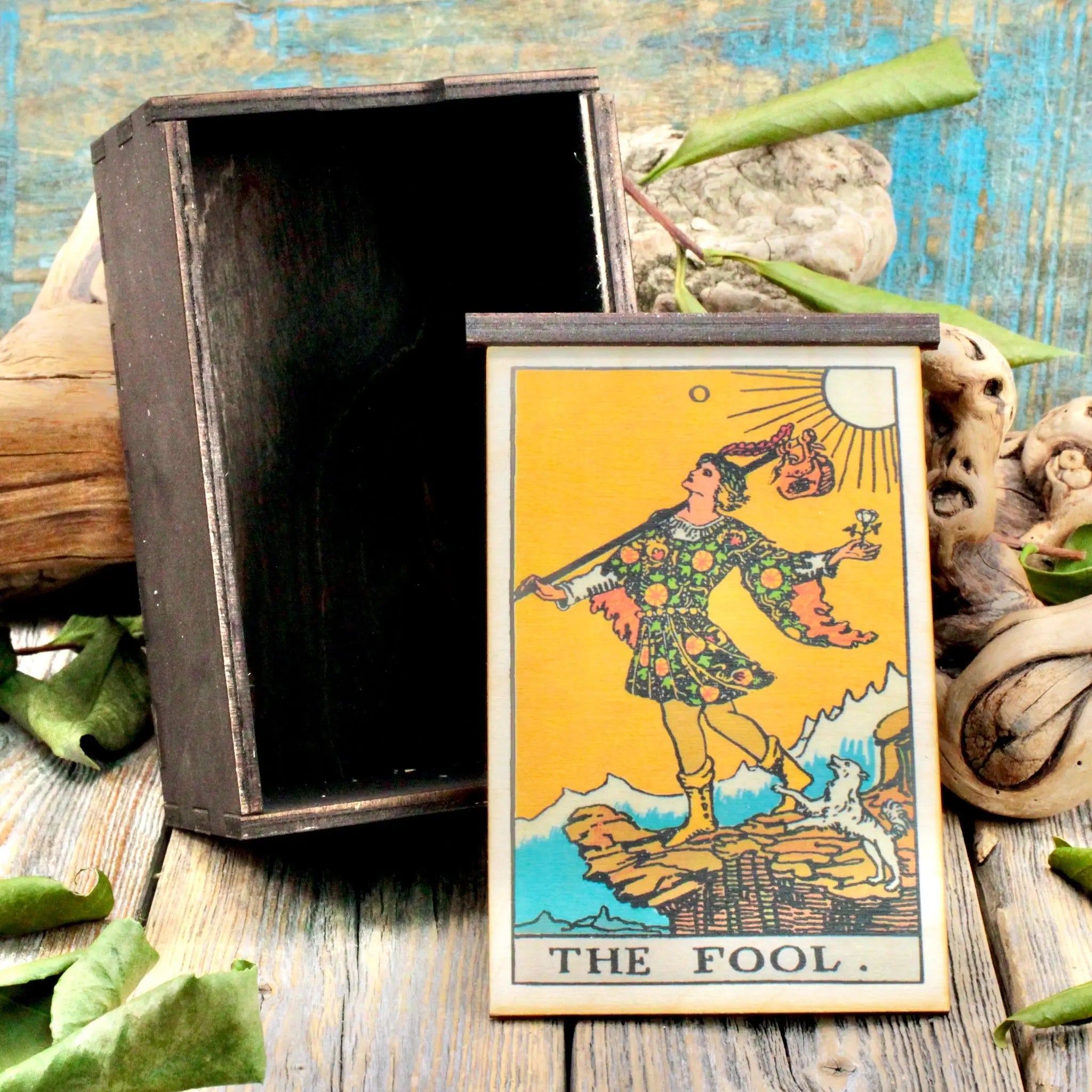HH4338-The-Fool-Wooden-Tarot-