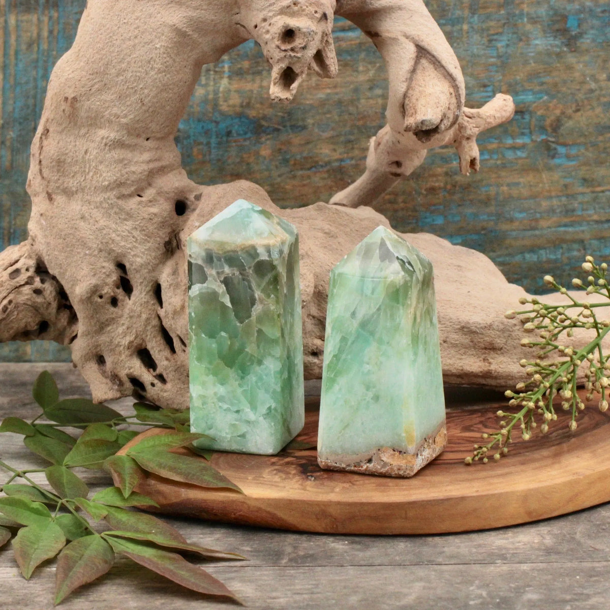 Green Calcite Obelisk Medium - Small - Mini