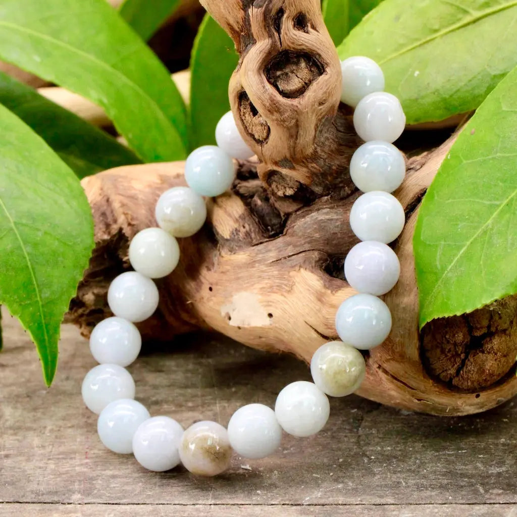 6MM Natural Burma Jade Bracelet for women Myanmar Jadeite Green Real  ACCESSORI GIFT BEAD DROPSHIP JEWELRI FASHION