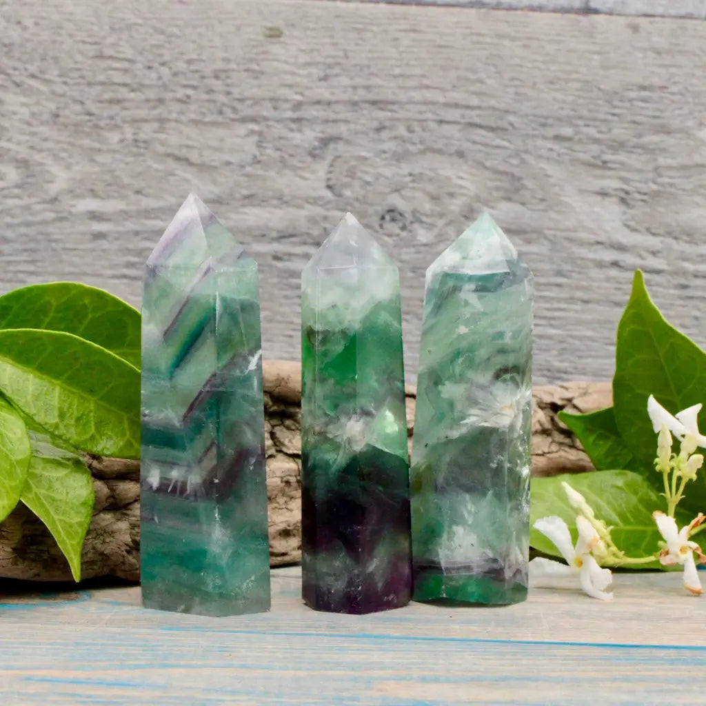 Small Rainbow Fluorite Tower Shop online –