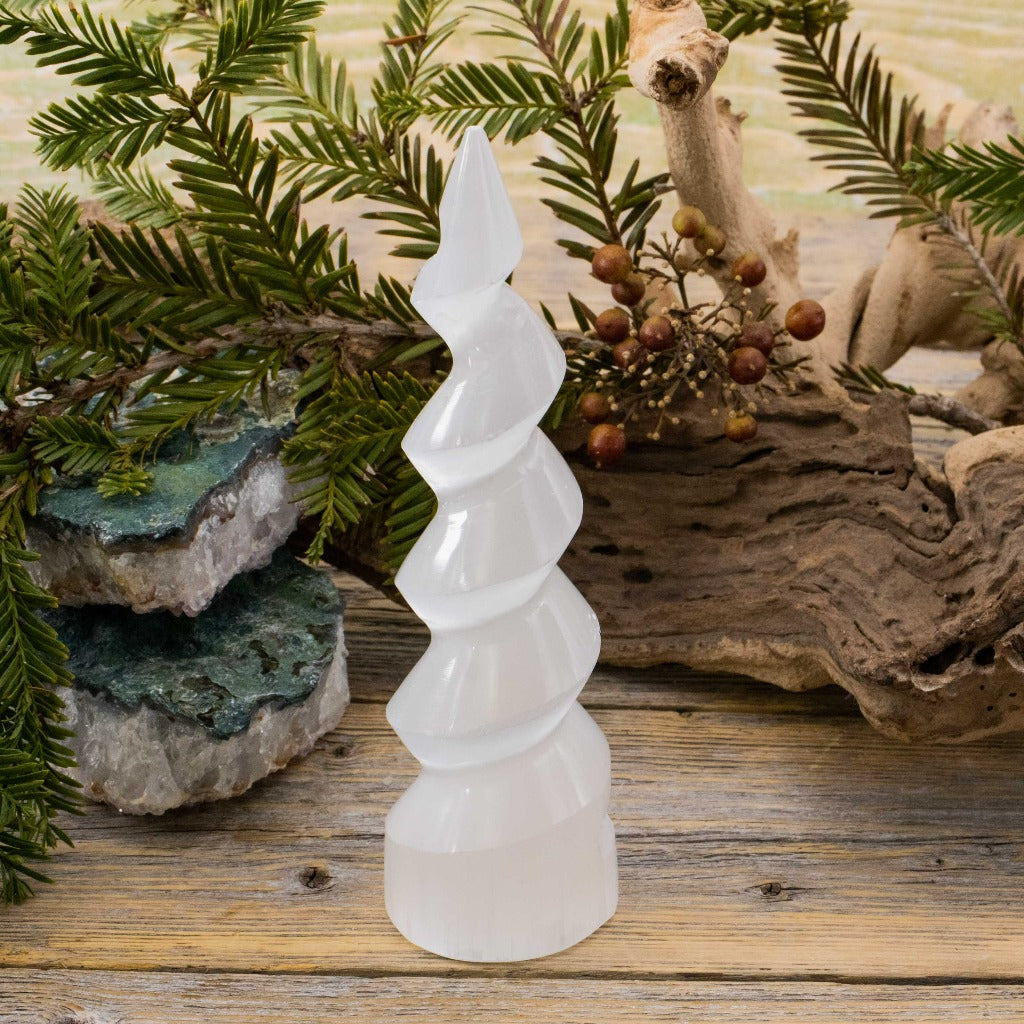 Selenite Crystal Unicorn Horn - Shop online –