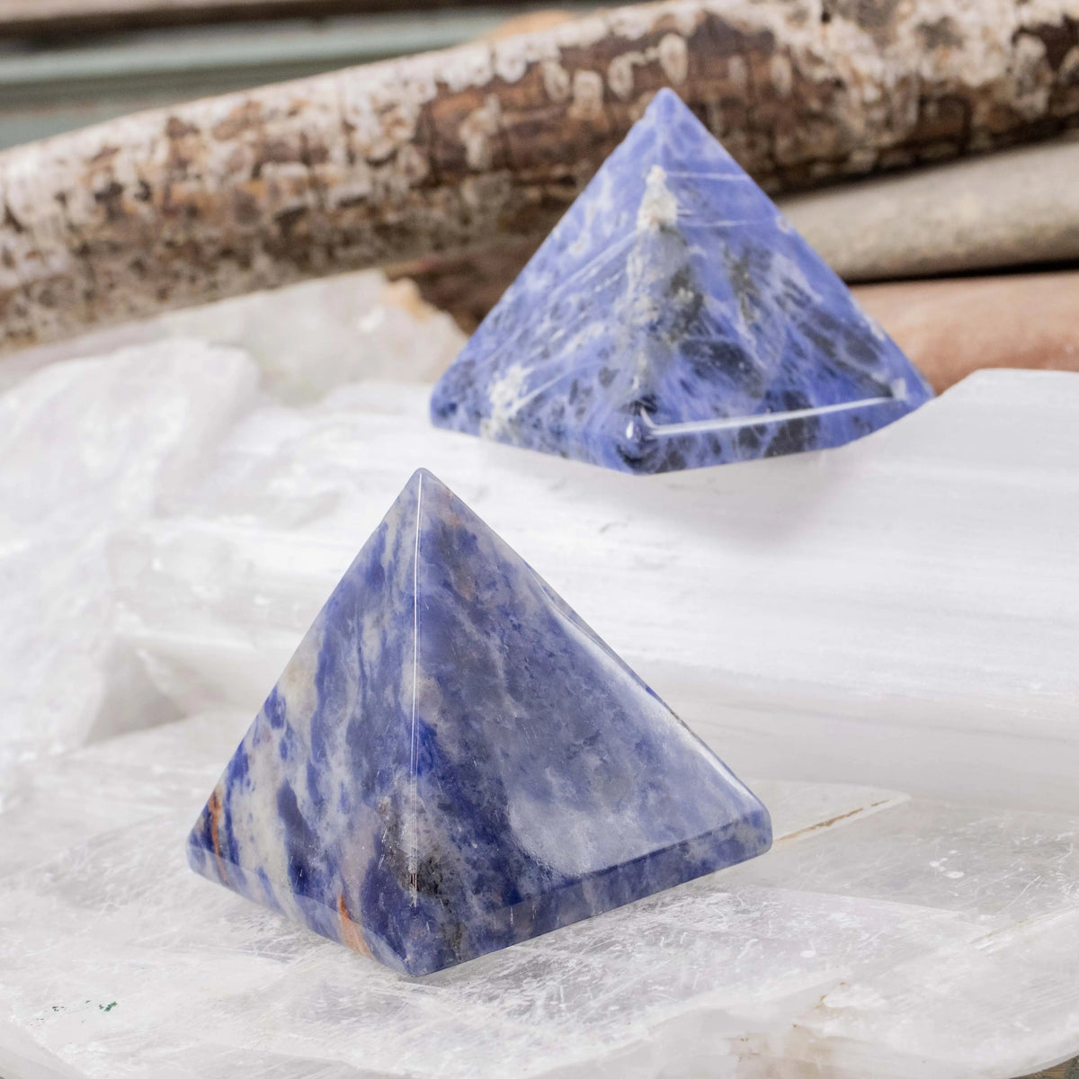 Sodalite Pyramid