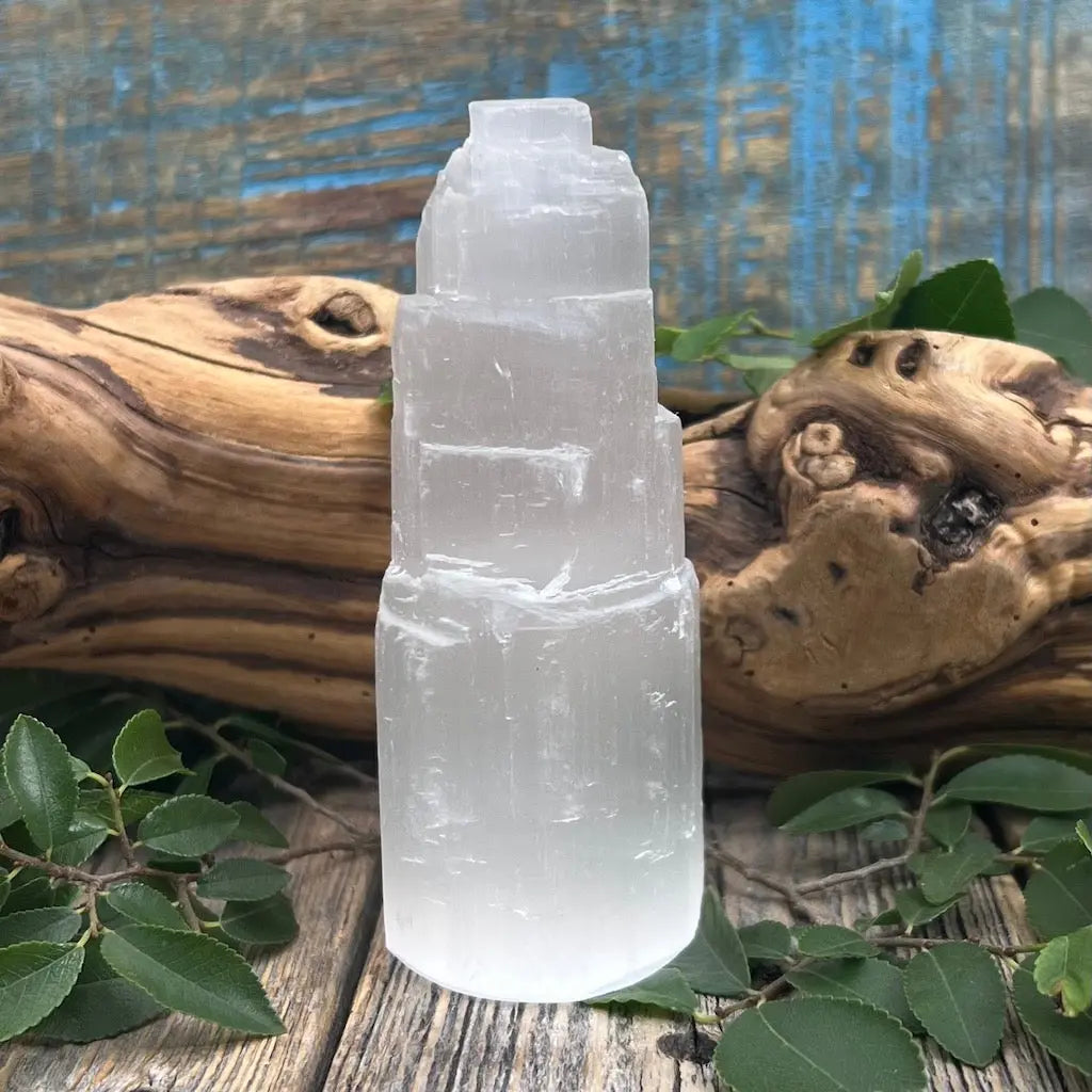 Selenite Tower 4"