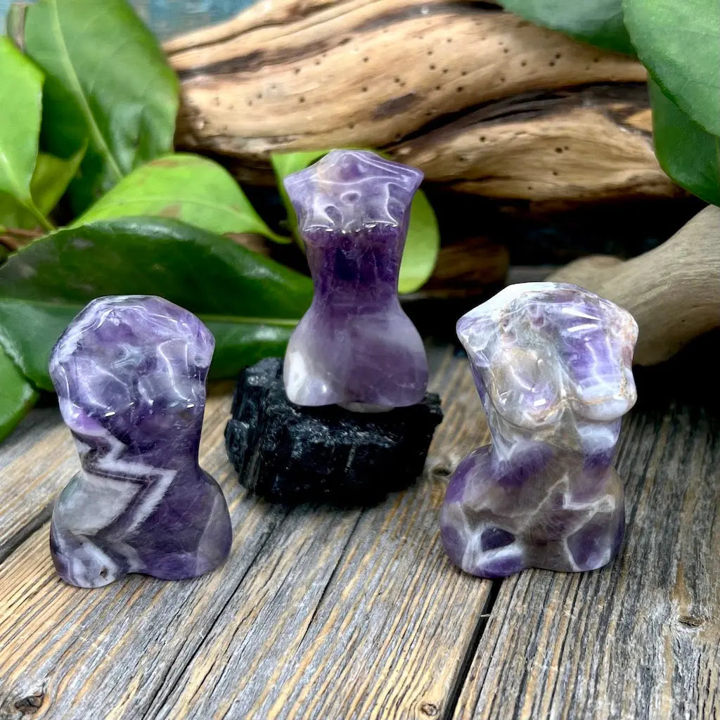 Chevron Amethyst Goddess Body