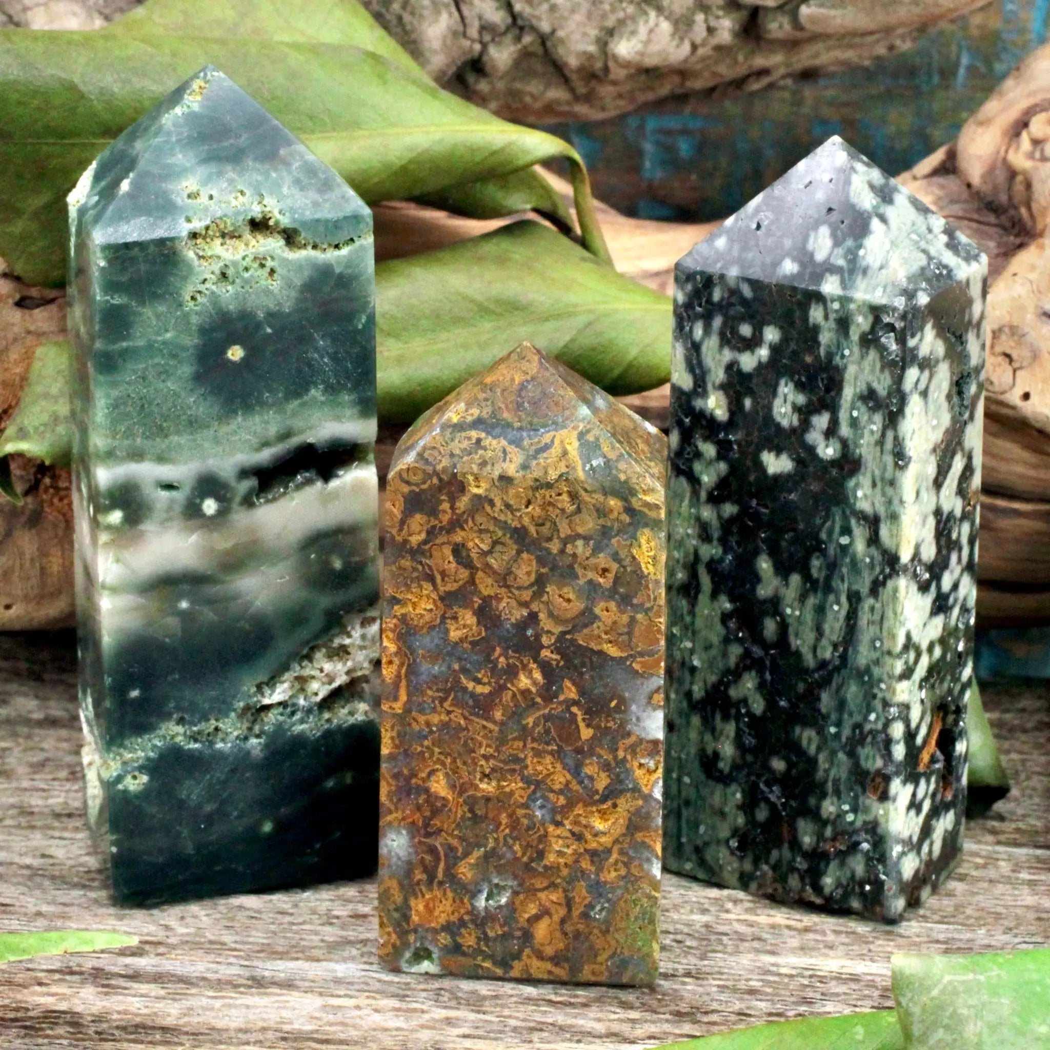 Ocean Jasper Tower, Ocean popular Jasper Crystal, Jasper