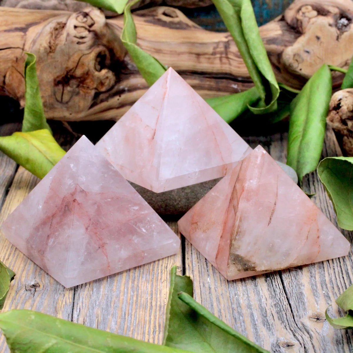 Hematoid Quartz Pyramid