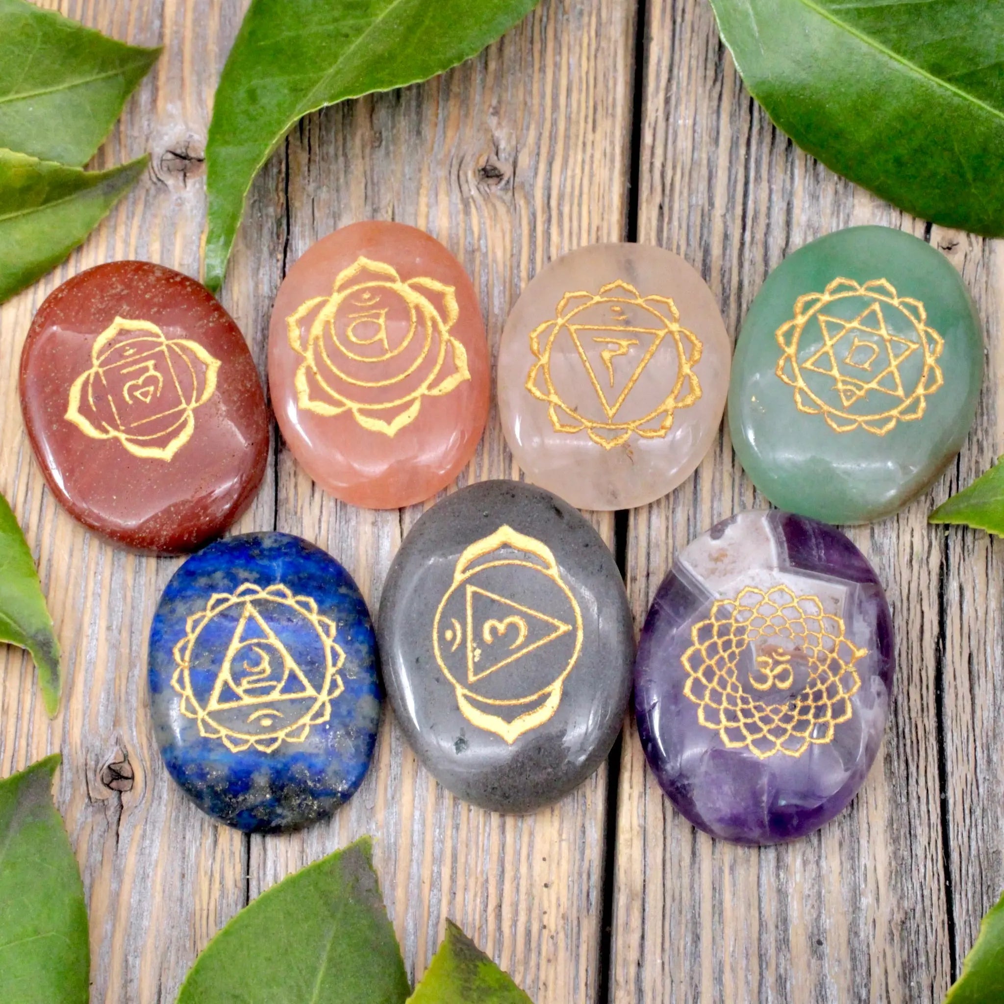 Chakra Worry Stone Set –