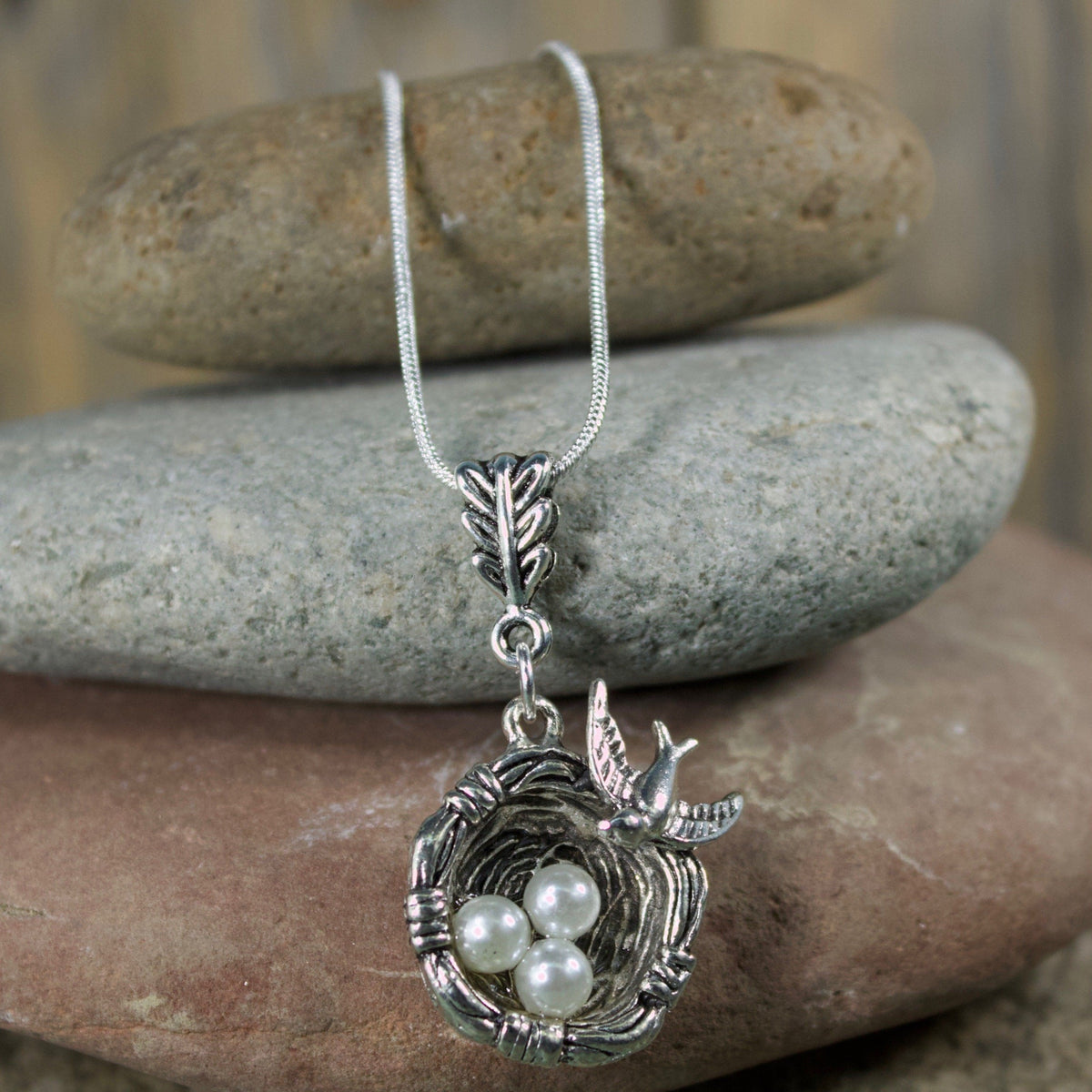 Mama Bird's Nest Necklace - Crystal Dreams