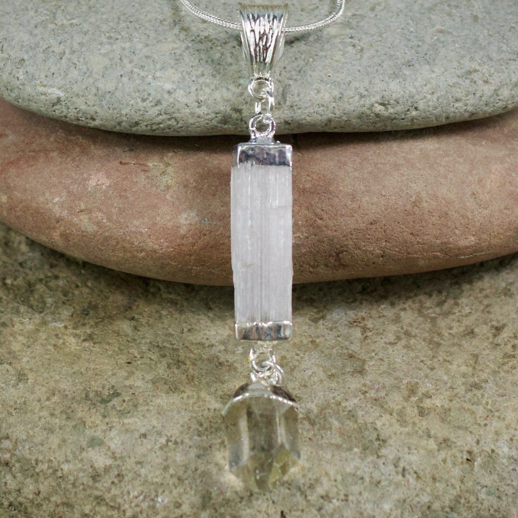 Selenite crystal jewelry discount