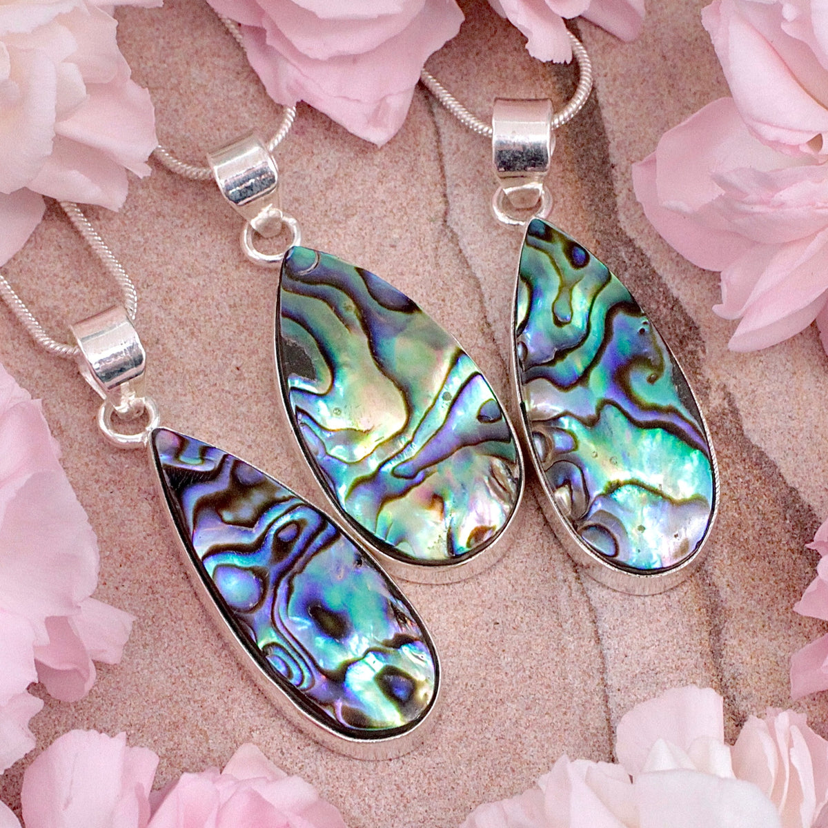 Abalone Pendant - Sterling Silver A