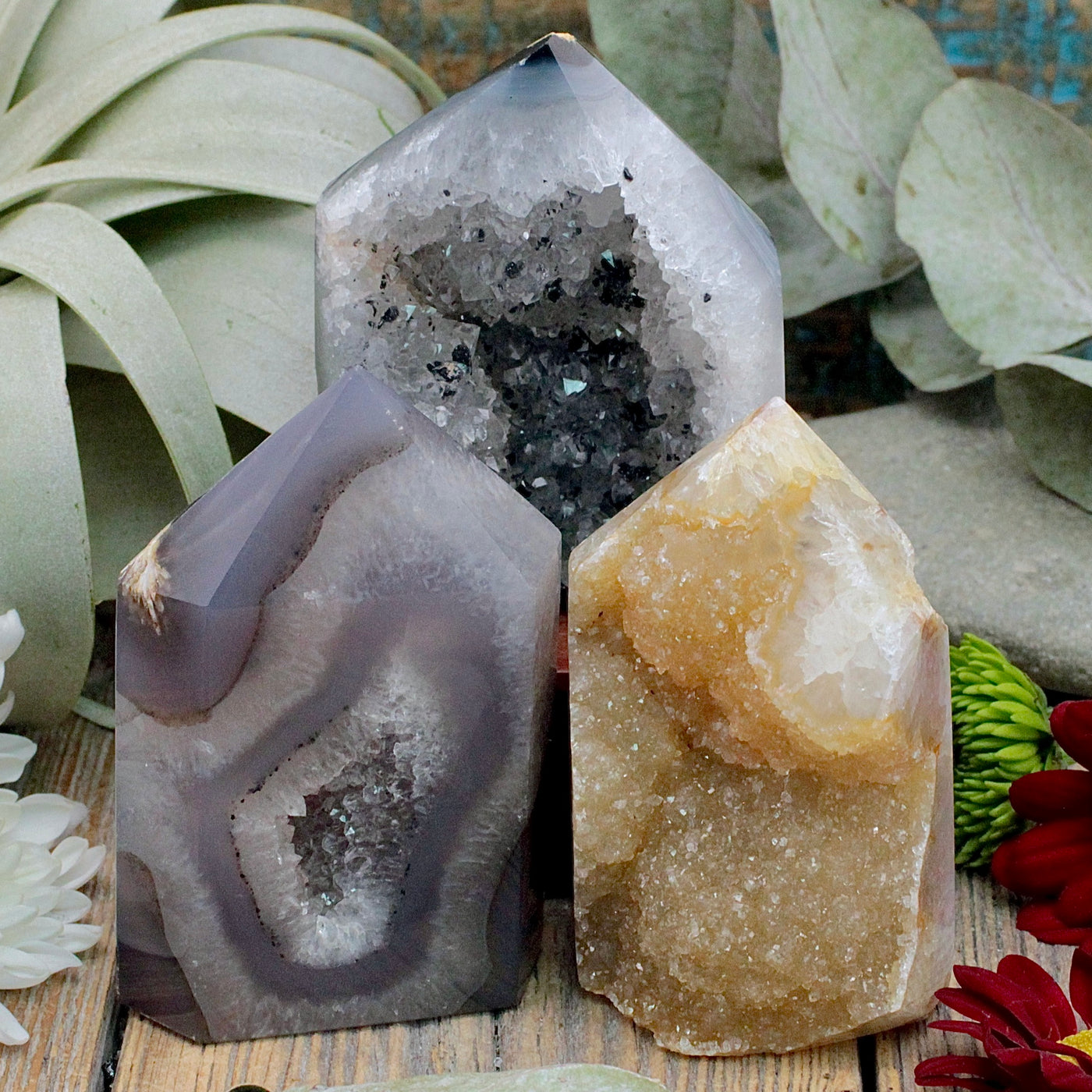 Agate Druzy Tower A