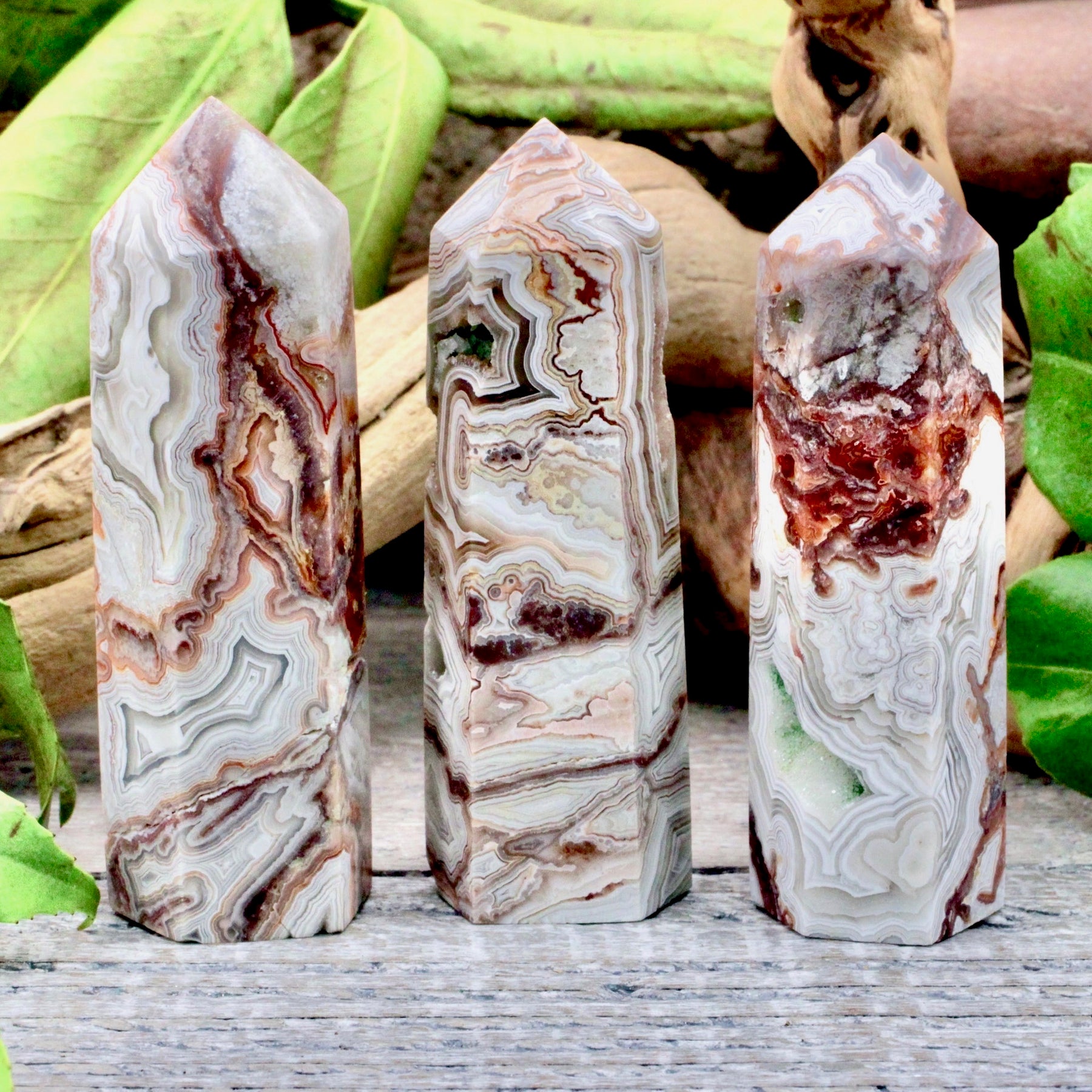 Crazy Lace Agate towers