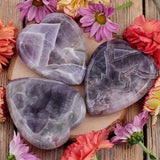 Amethyst Heart-Shaped Worry Stone
