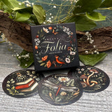 Arcana Folia Oracle Deck: 50-Card Round Deck