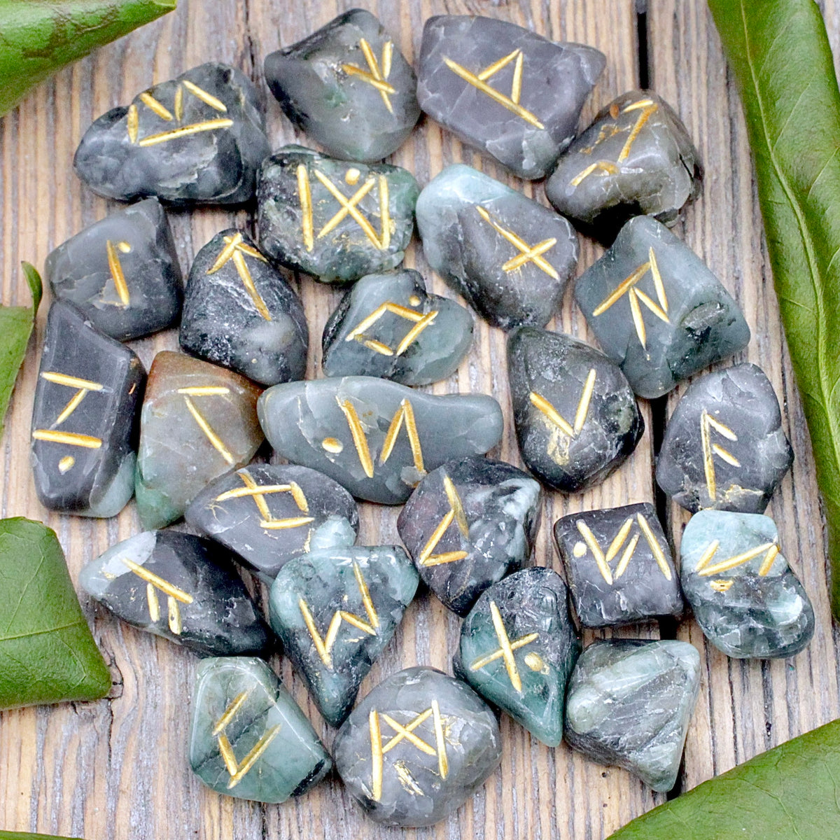 Emerald Rune Stones
