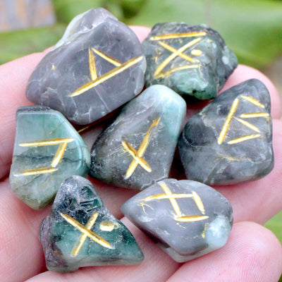 Emerald Rune Stones
