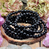Faceted Black Onyx Bracelet - 6mm