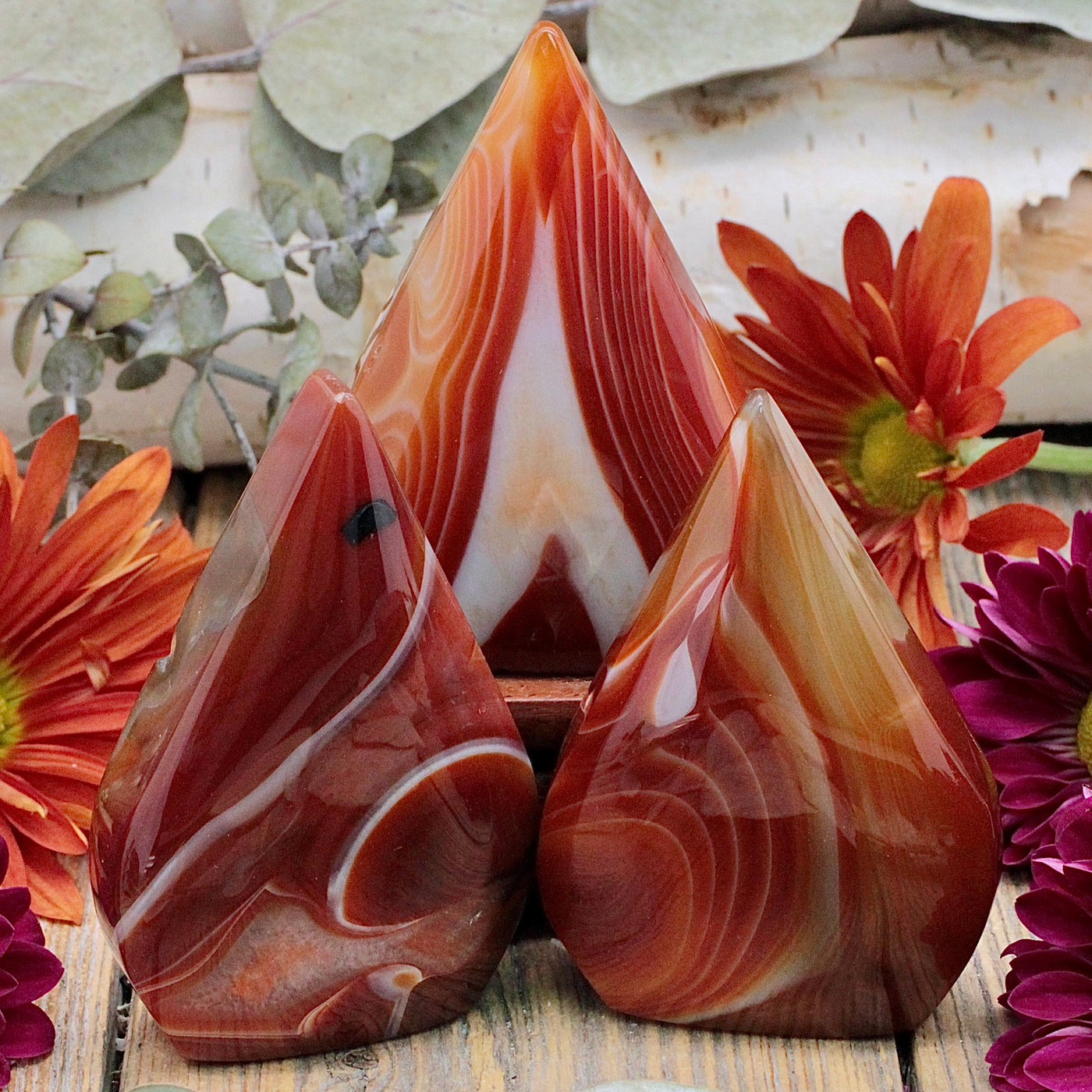 Carnelian Teardrop A