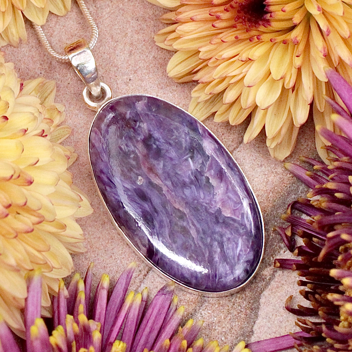 Charoite Pendant A