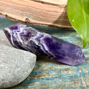 Chevron Amethyst point