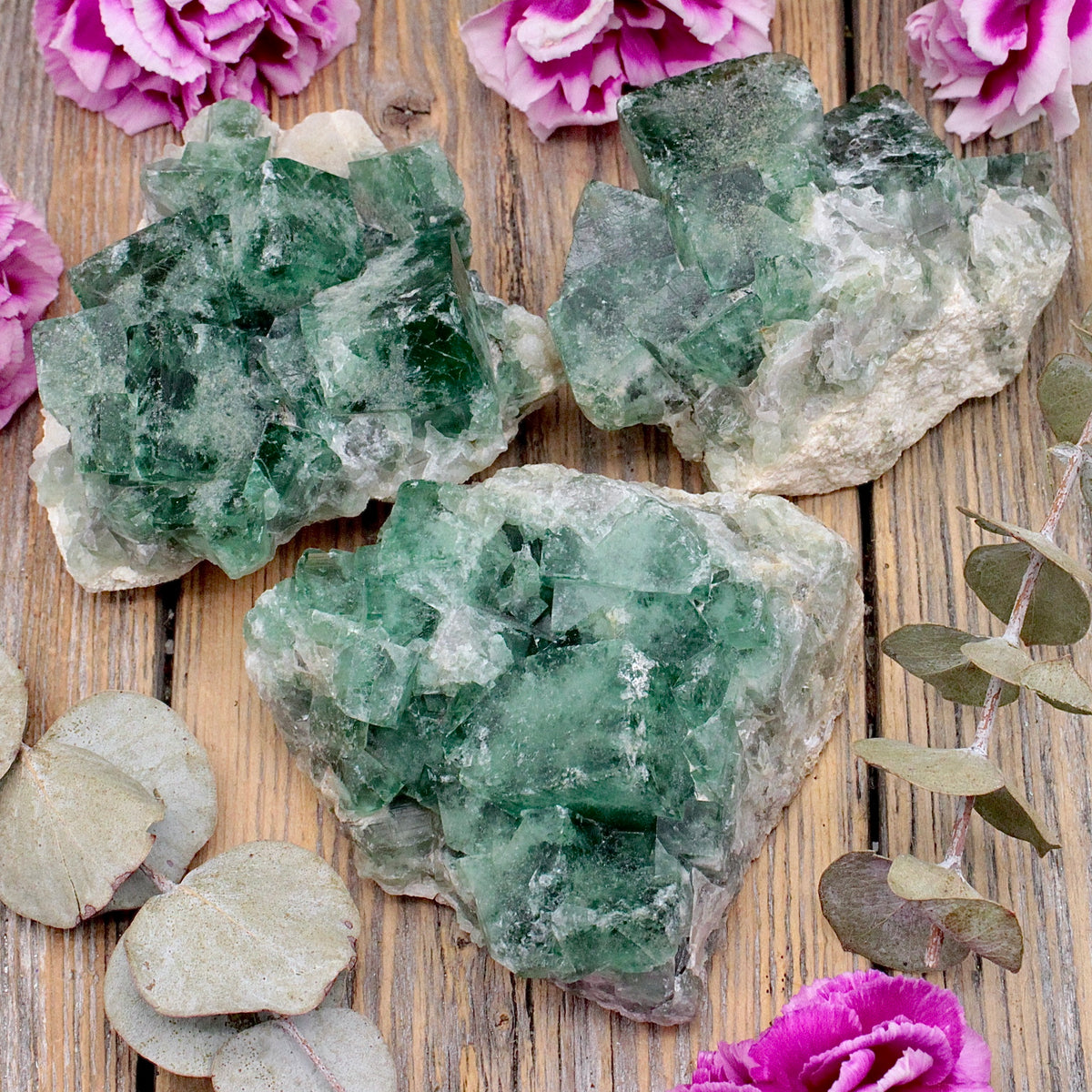 Cubic Fluorite Chunk A