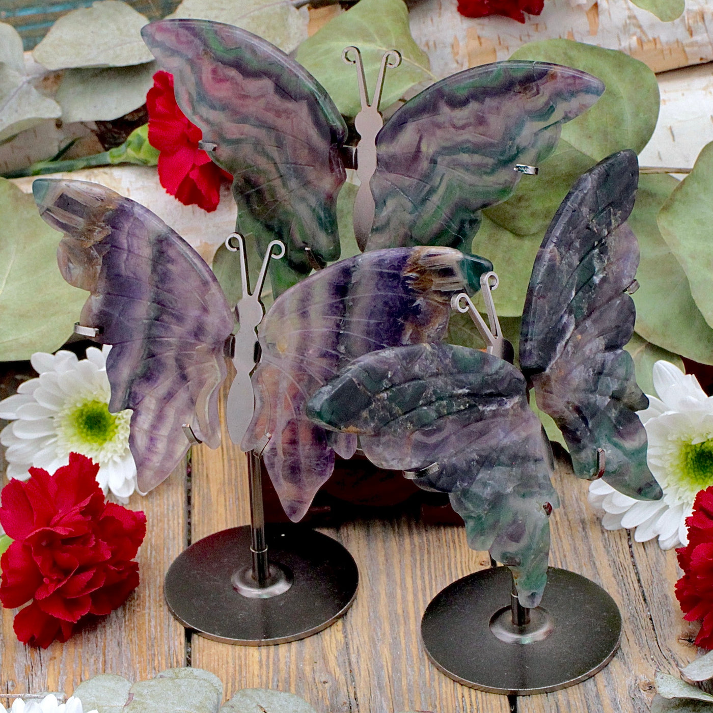 Fluorite Butterfly on Stand