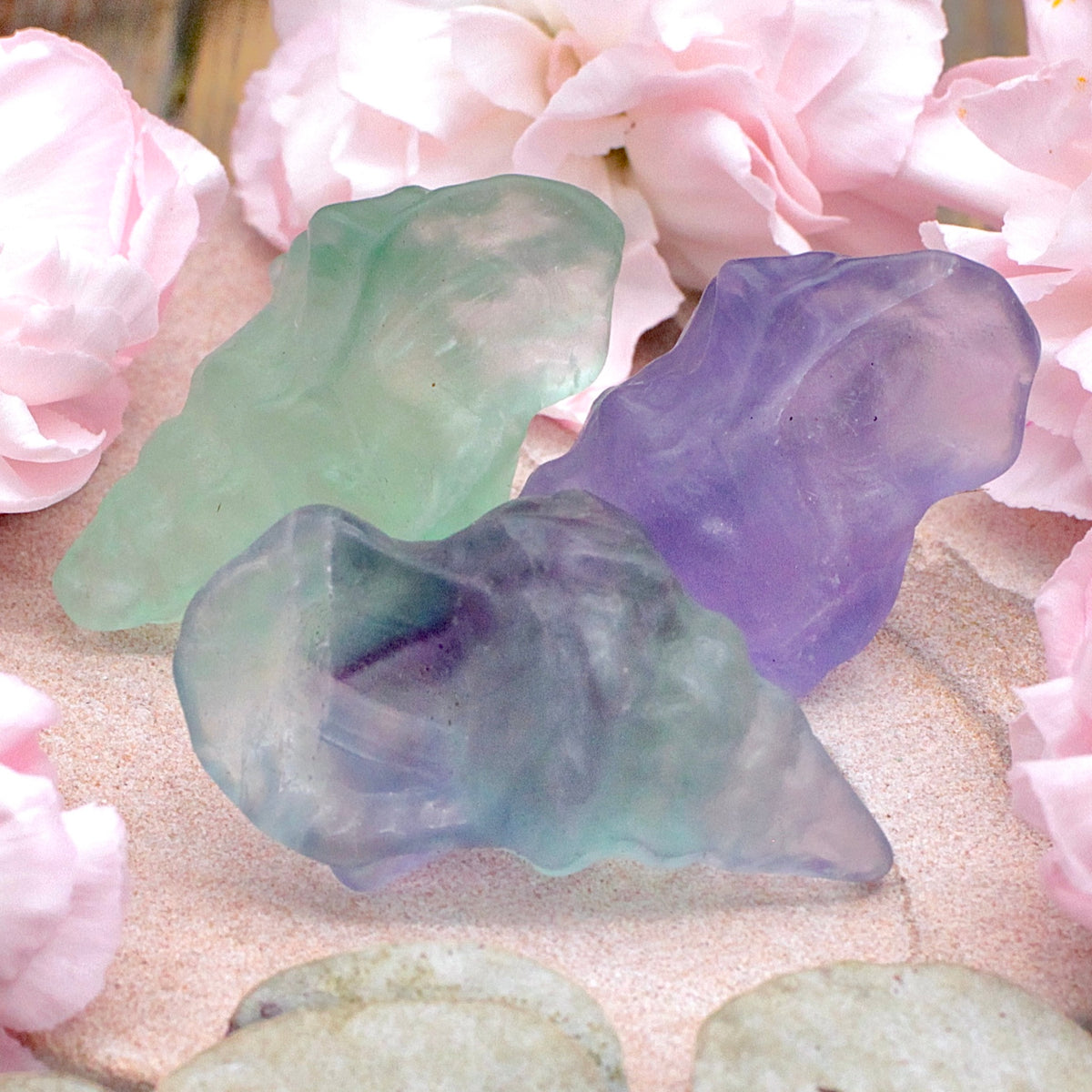 Fluorite Conch Shell Carving