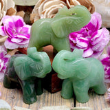 Green Aventurine Elephant