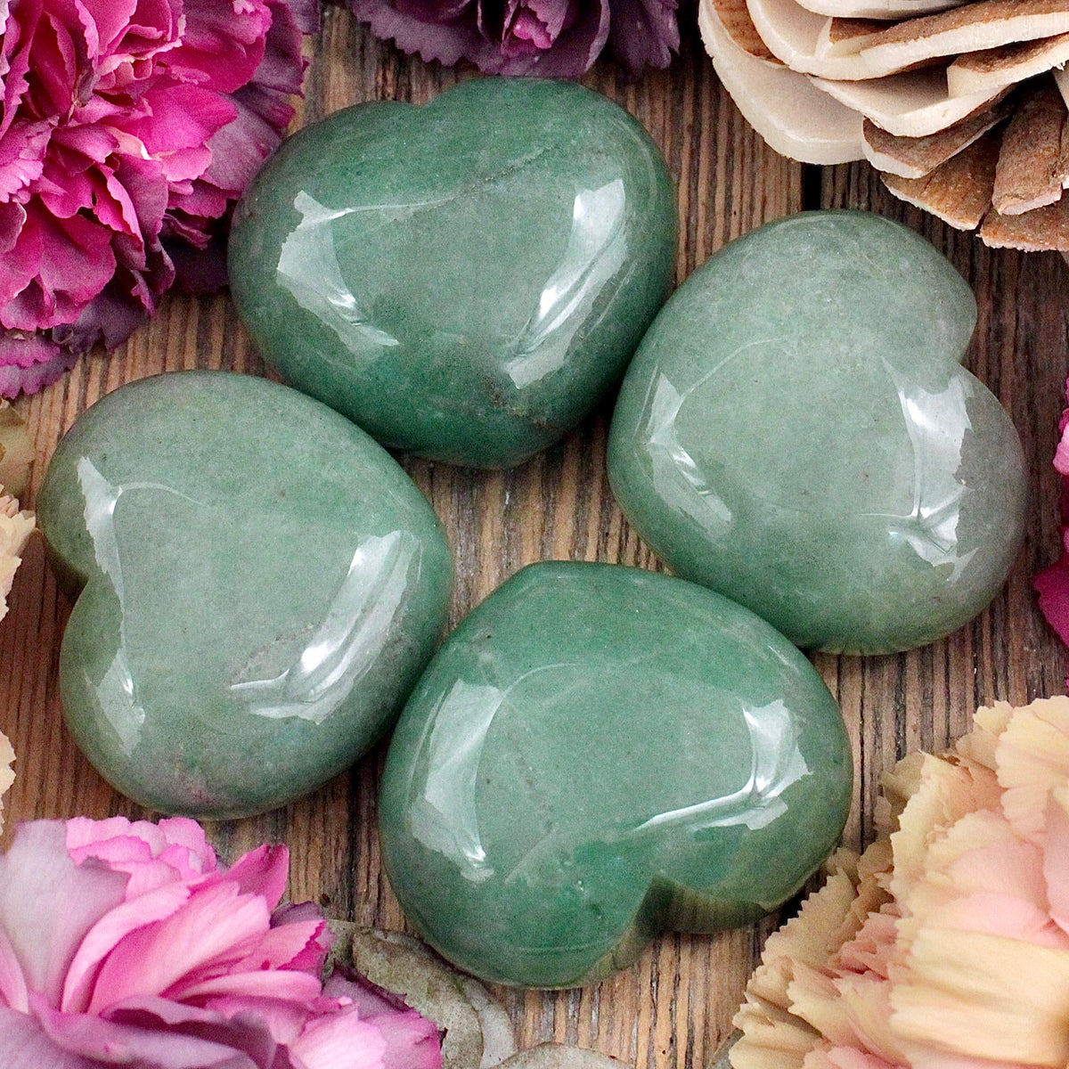 Green Aventurine Heart