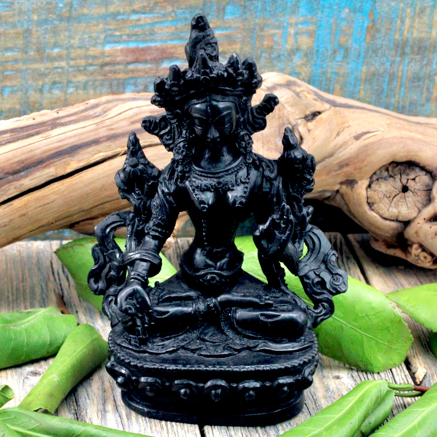 Black Resin Tara Statue