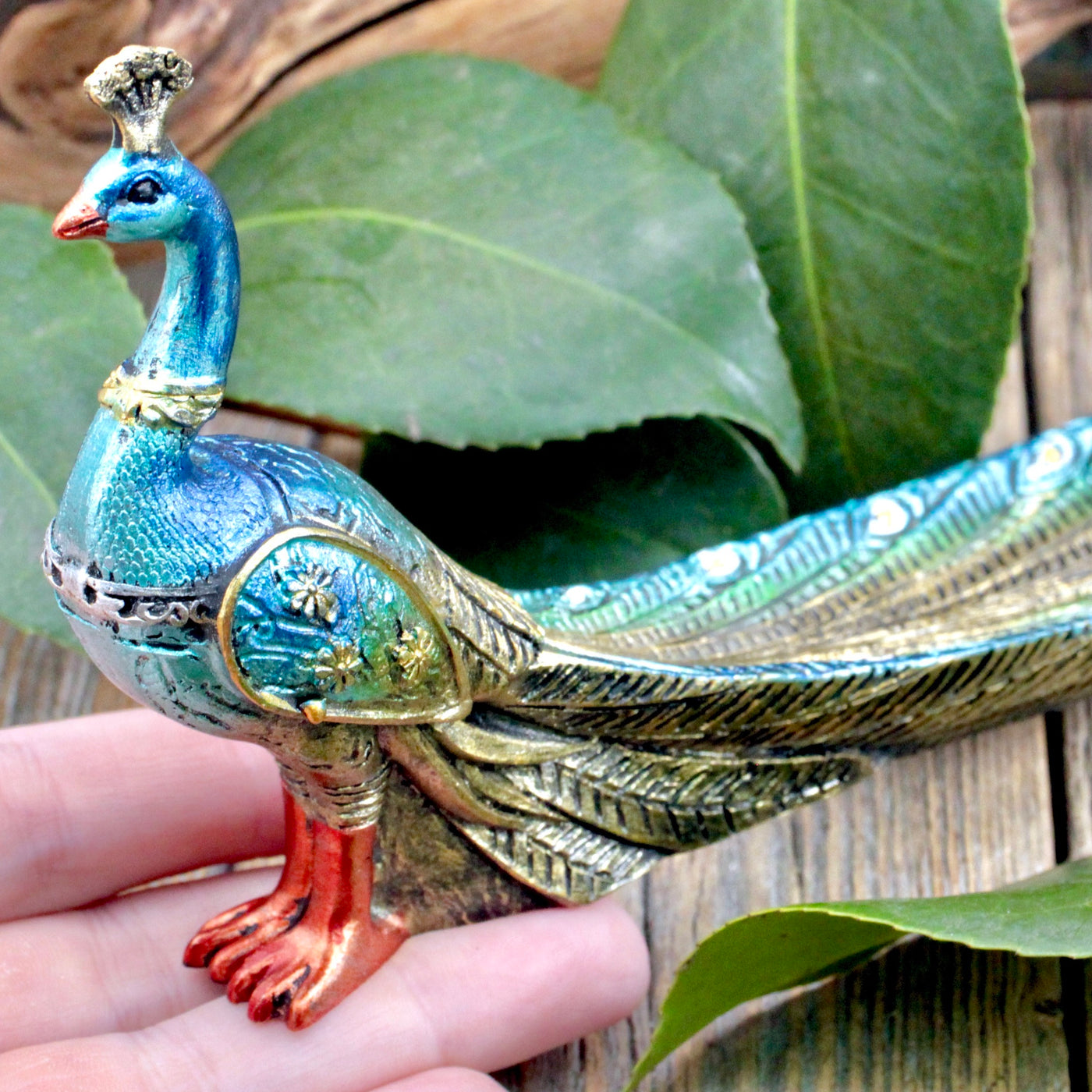 Peacock Incense Holder